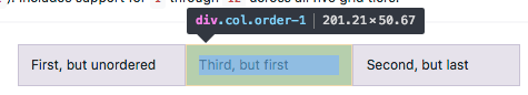 bootstrap .order